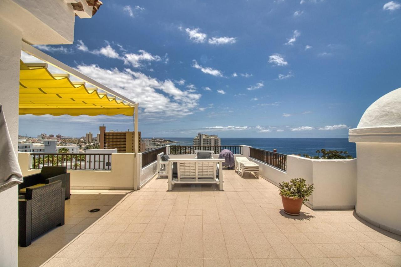 Apartamento Penthouse With Magnificent Ocean Views, Jacuzzi, Pool, Nearby Beach In Tenerife South