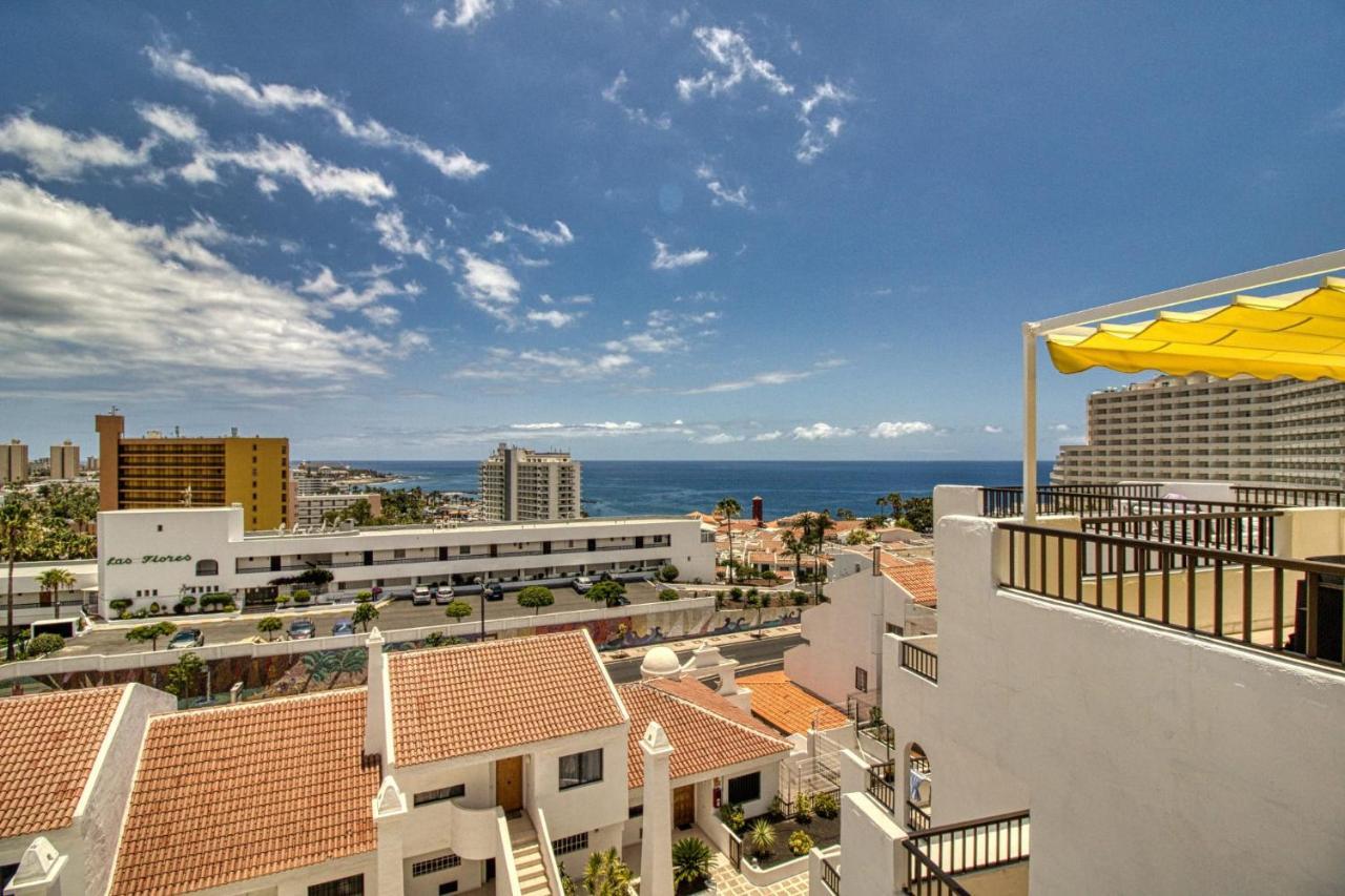 Penthouse With Magnificent Ocean Views, Jacuzzi, Pool, Nearby Beach In Tenerife South Apartamento