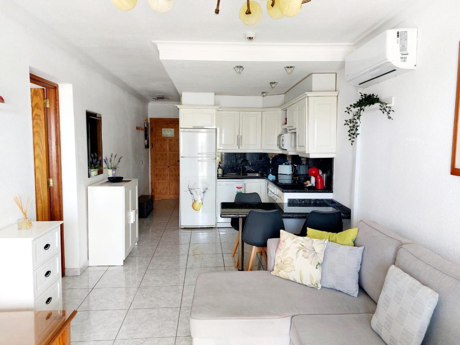 Appartement First Line Geranios Ocean View Air Conditioned 50 M From La Pinta *