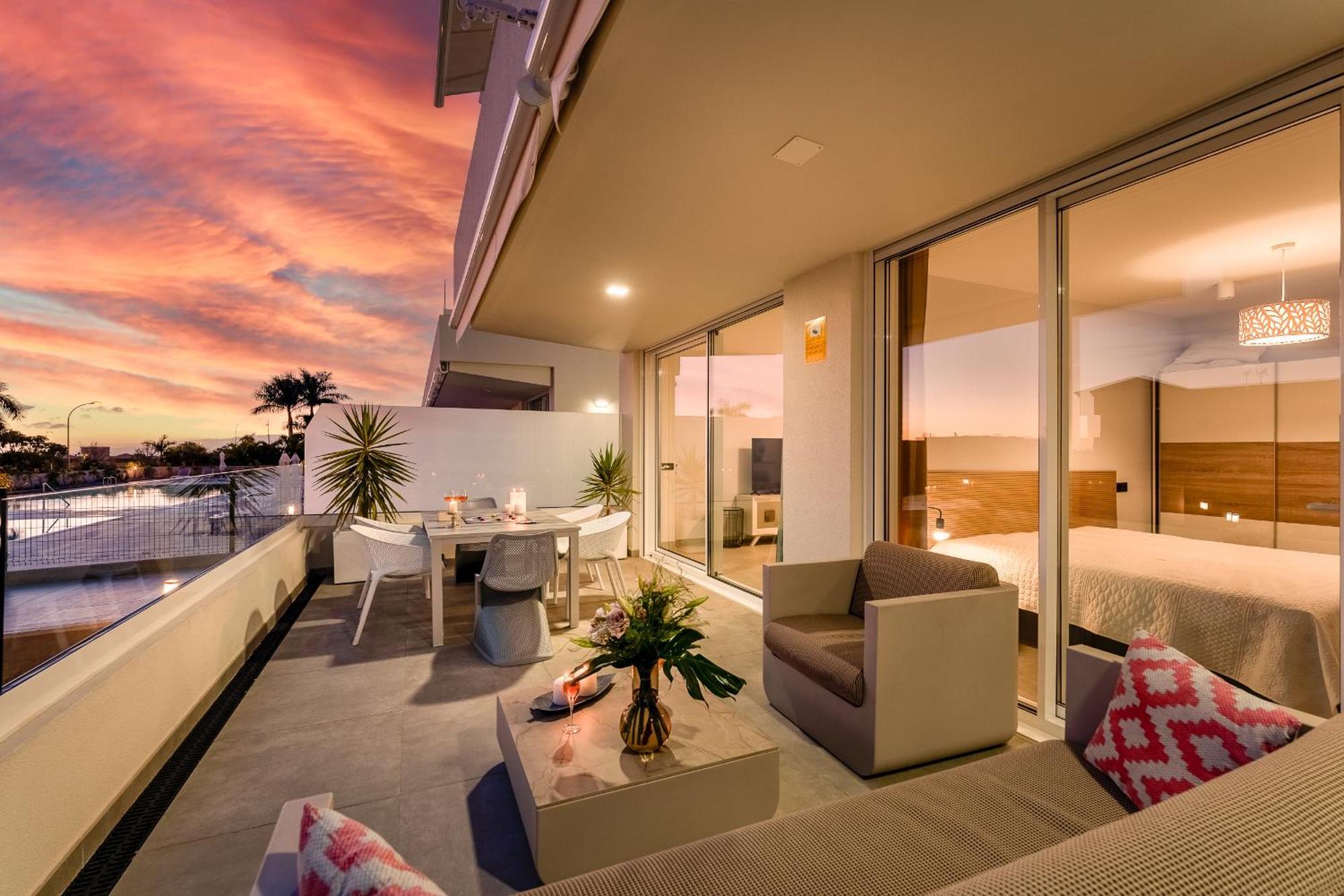 Appartement Modern New Terrazas De Costa Adeje. Heated Pool, Big Terrace And Private Parking *