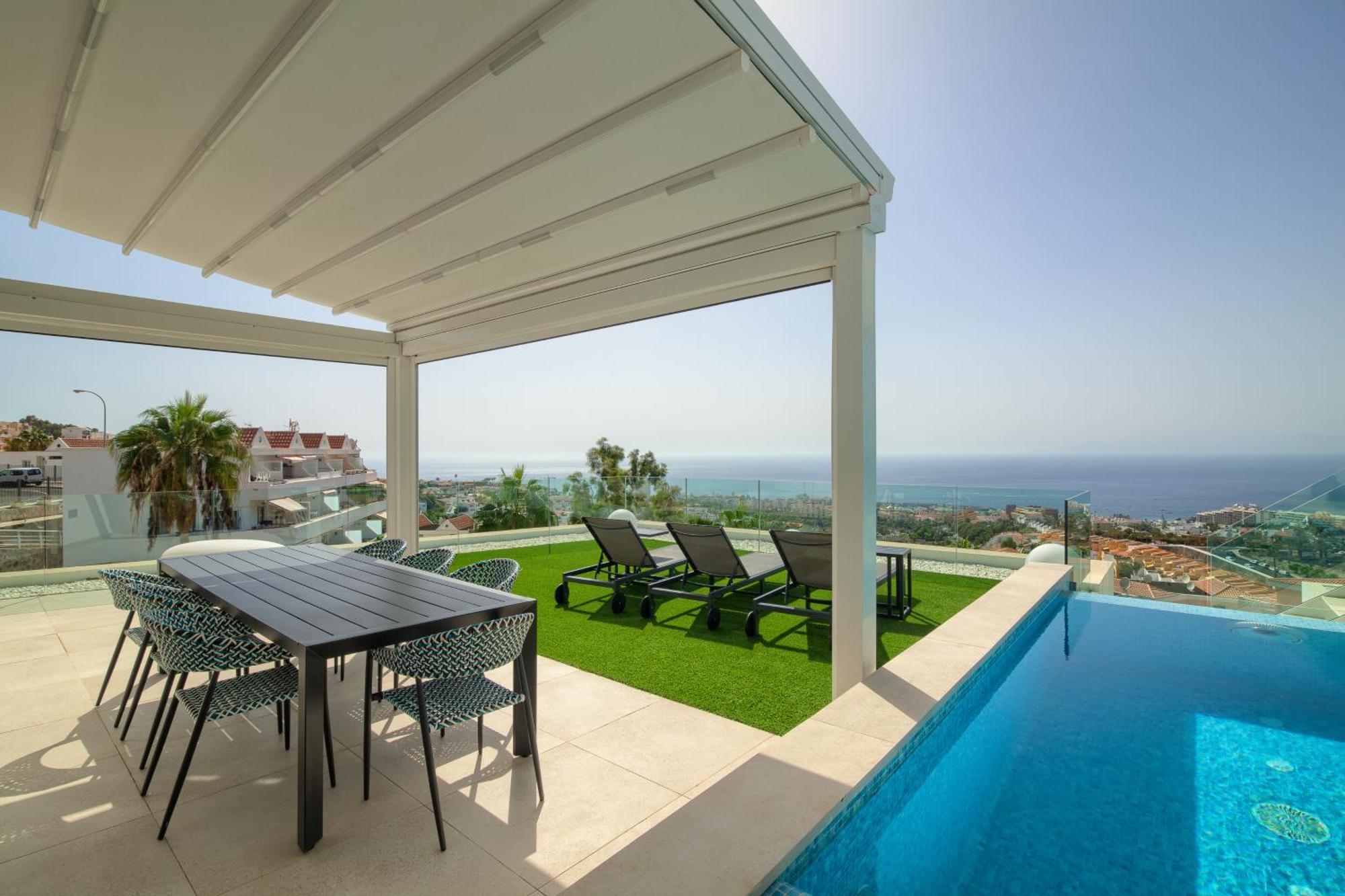 200m New E With Priv/heated Pool, Ocean View. Villa Costa Adeje (Tenerife)