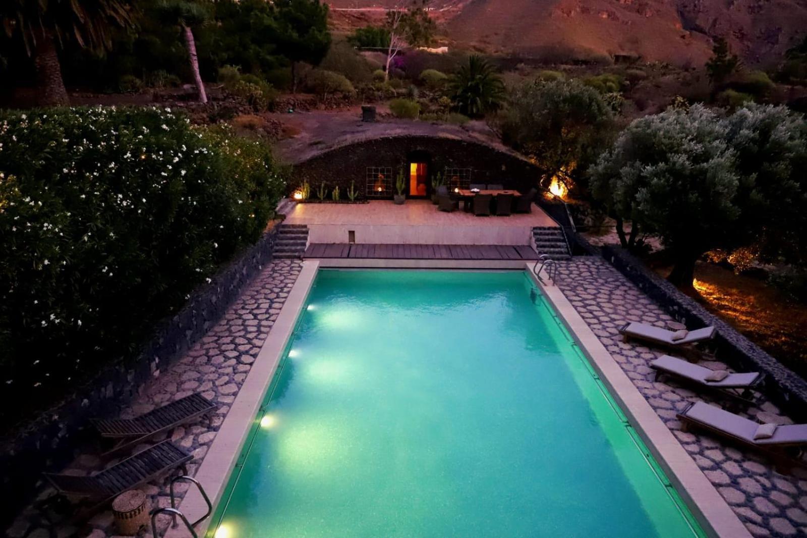 Villa Luxury In Nature With Swimming Pool Tenerife, Santiago Del Teide, With Sea And Mountain Views *