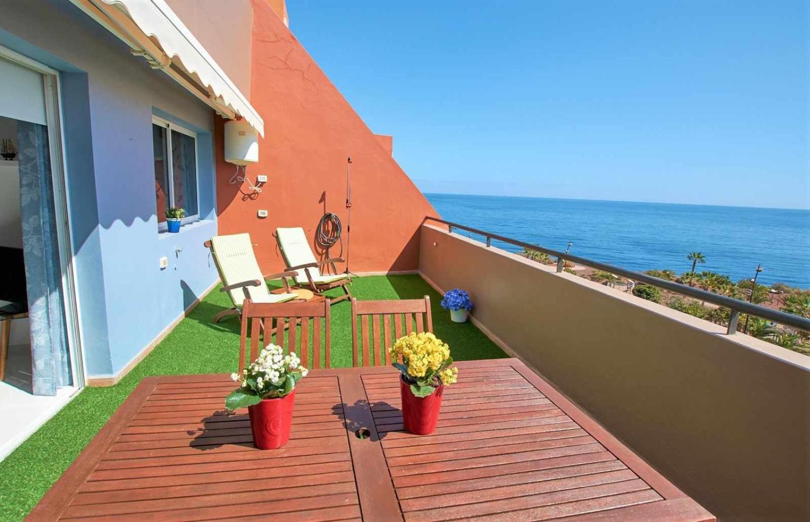 Bonita Vivienda Con Vistas Al Mar Playawifi Appartement Radazul