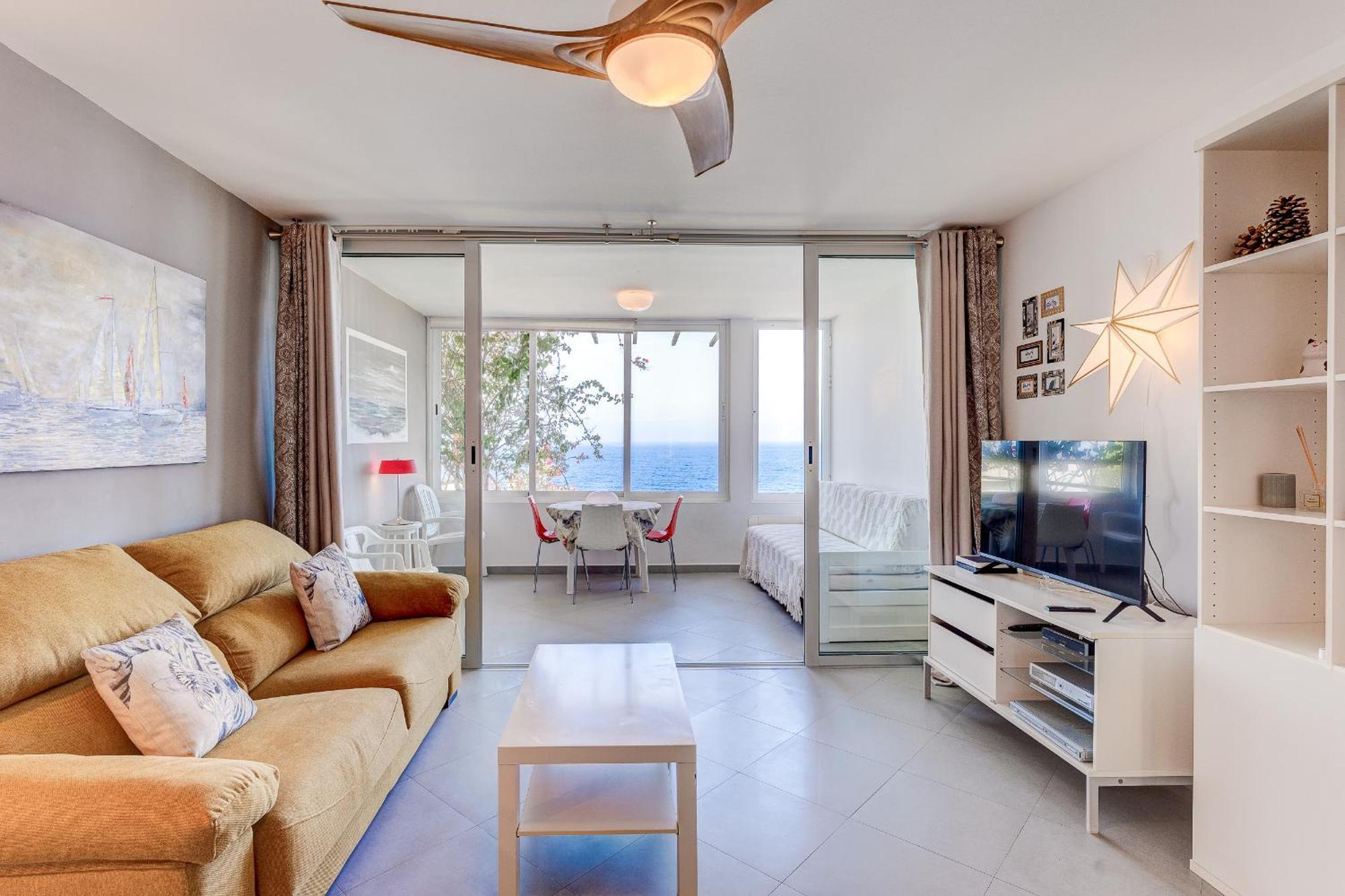 Elegante Con Vista Directa Al Mar Apartamento *