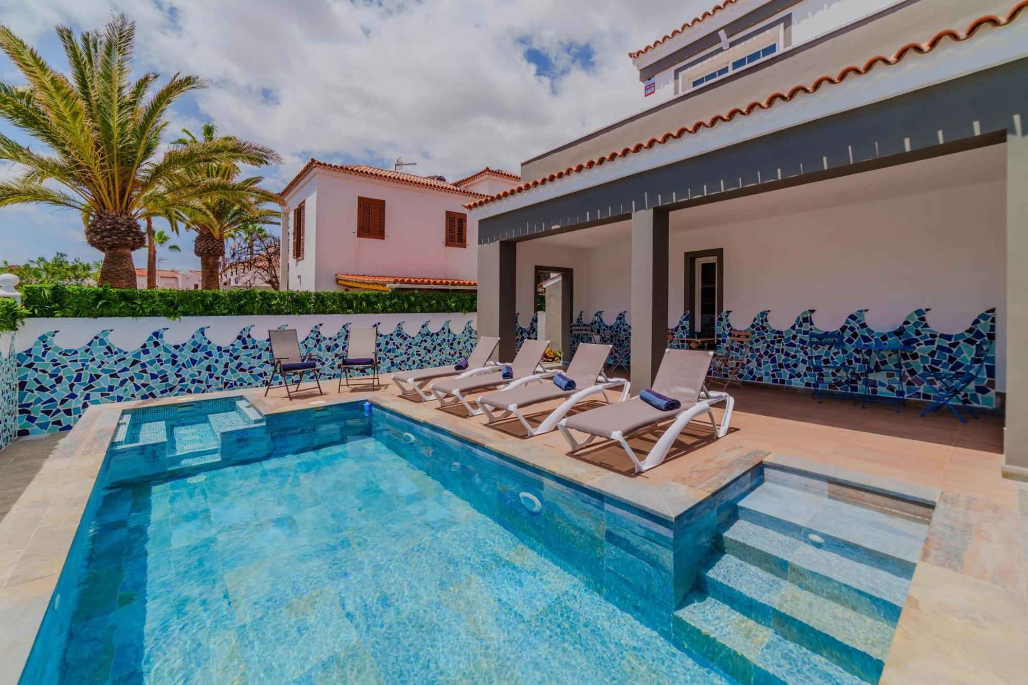 De Marcos De Lujo Con Piscina Privada Villa Arona (Tenerife)