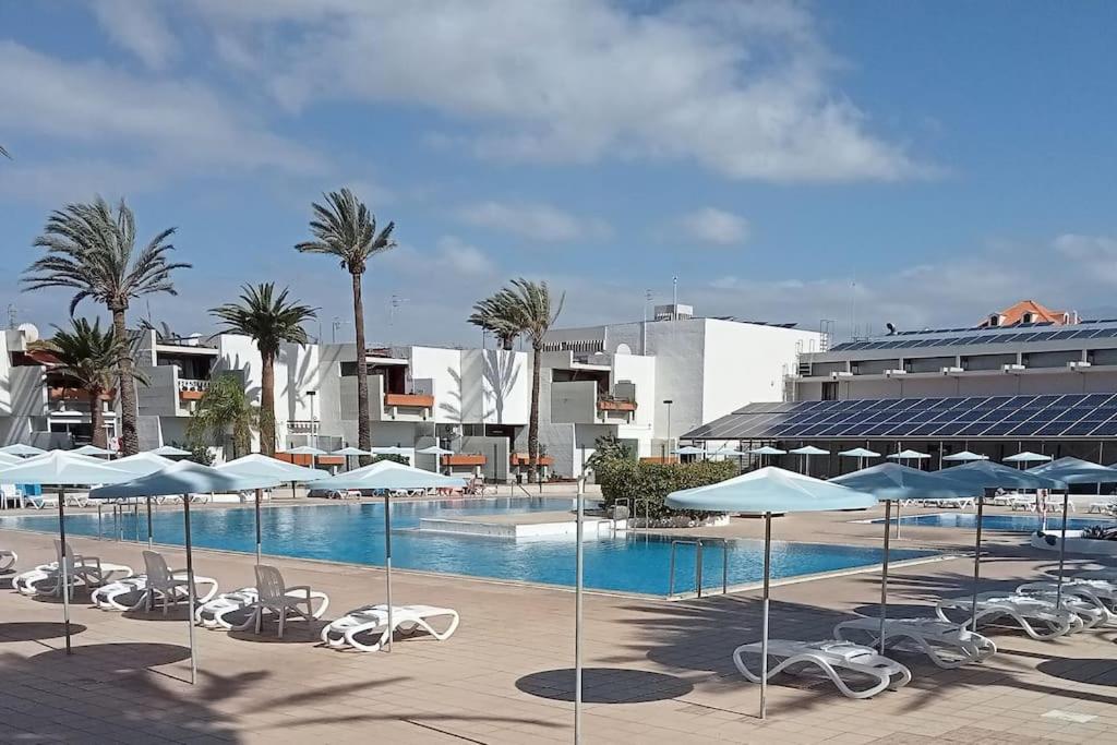 Private With Air Condition And Pool Apartamento Las Galletas