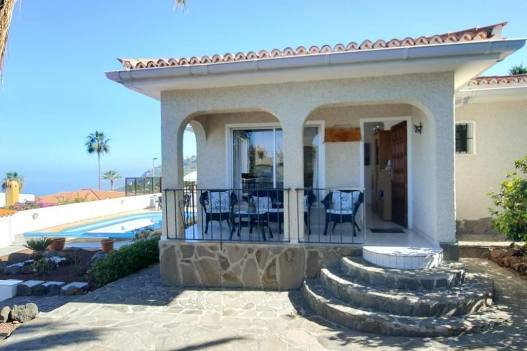 Heated Pool With Sea View Tranquil Retreat At Malvasia Garden El Sauzal