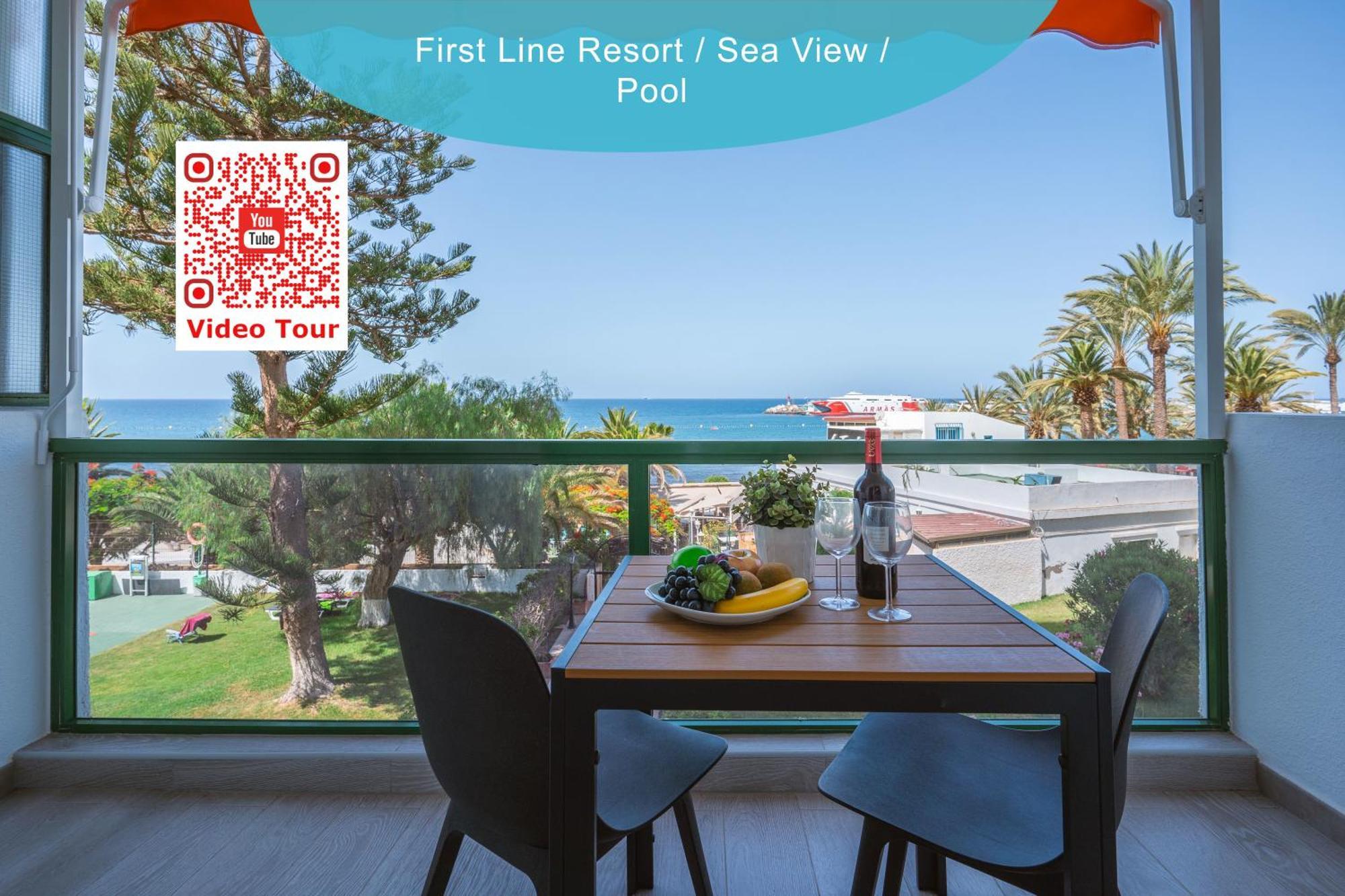Go2tenerife Apart'dida Pool & First Line Of The Sea * Los Cristianos (Tenerife)