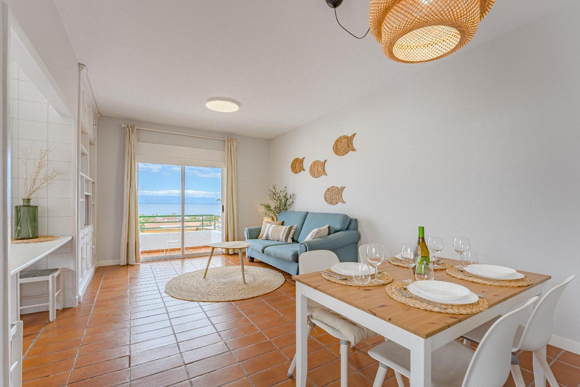 Apartment 2bdr Ocean View & Large Private Terrace In Puerto De Santiago