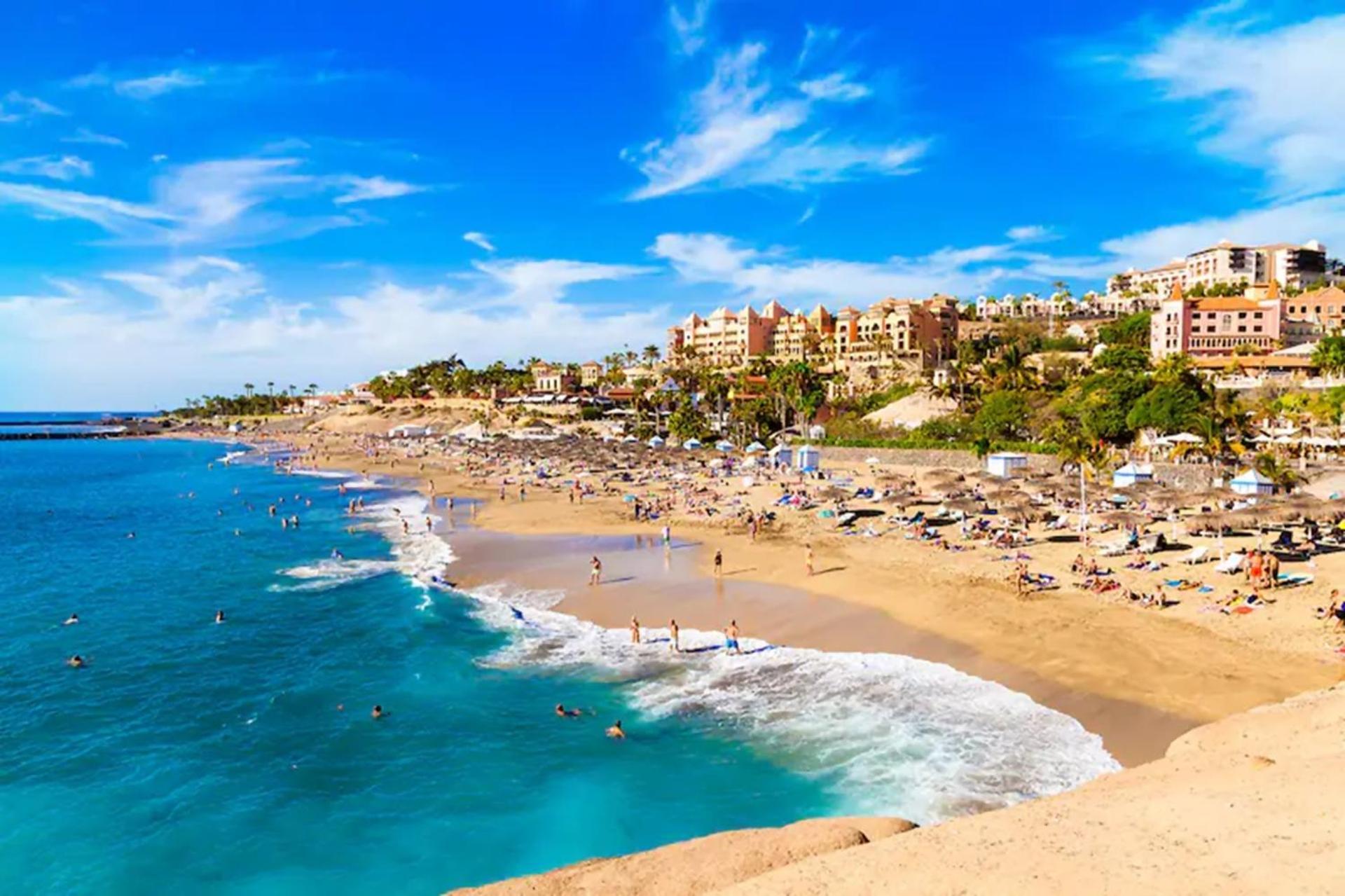 Primo Piano Con Vista Piscina E Parziale Vista Mare Costa Adeje (Tenerife)