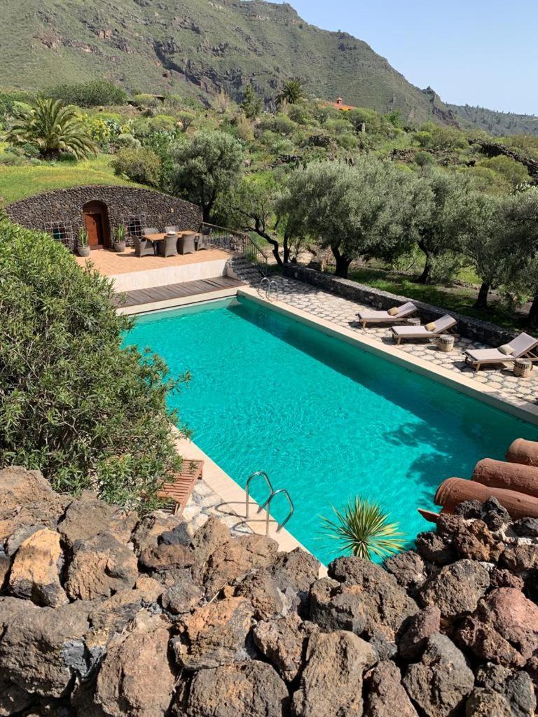 Luxury In Nature With Swimming Pool Tenerife, Santiago Del Teide, With Sea And Mountain Views