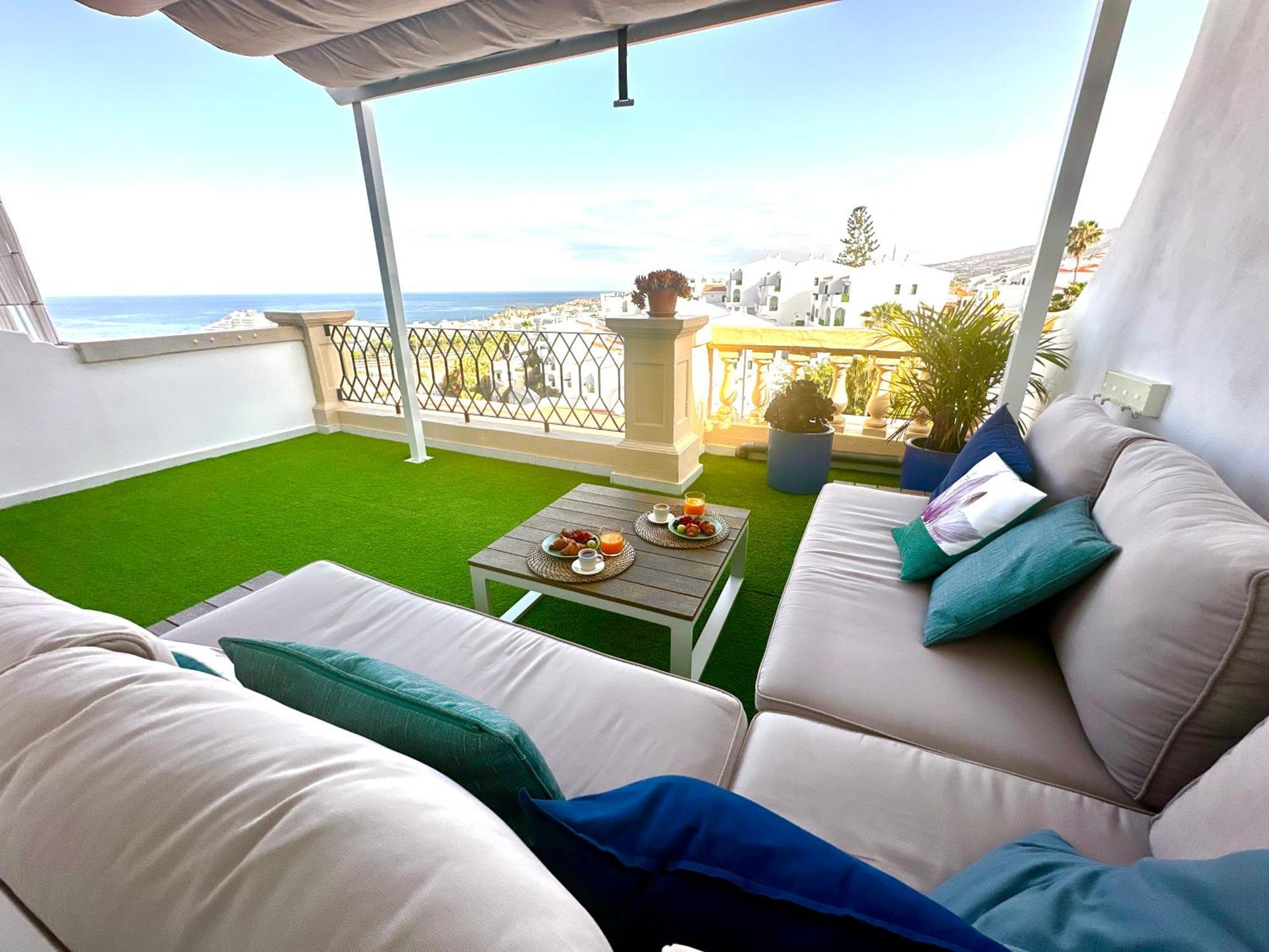 Costa Adeje - Amazing Ocean And Teide View - Fast Wifi, Air Con Apartamento Costa Adeje (Tenerife)