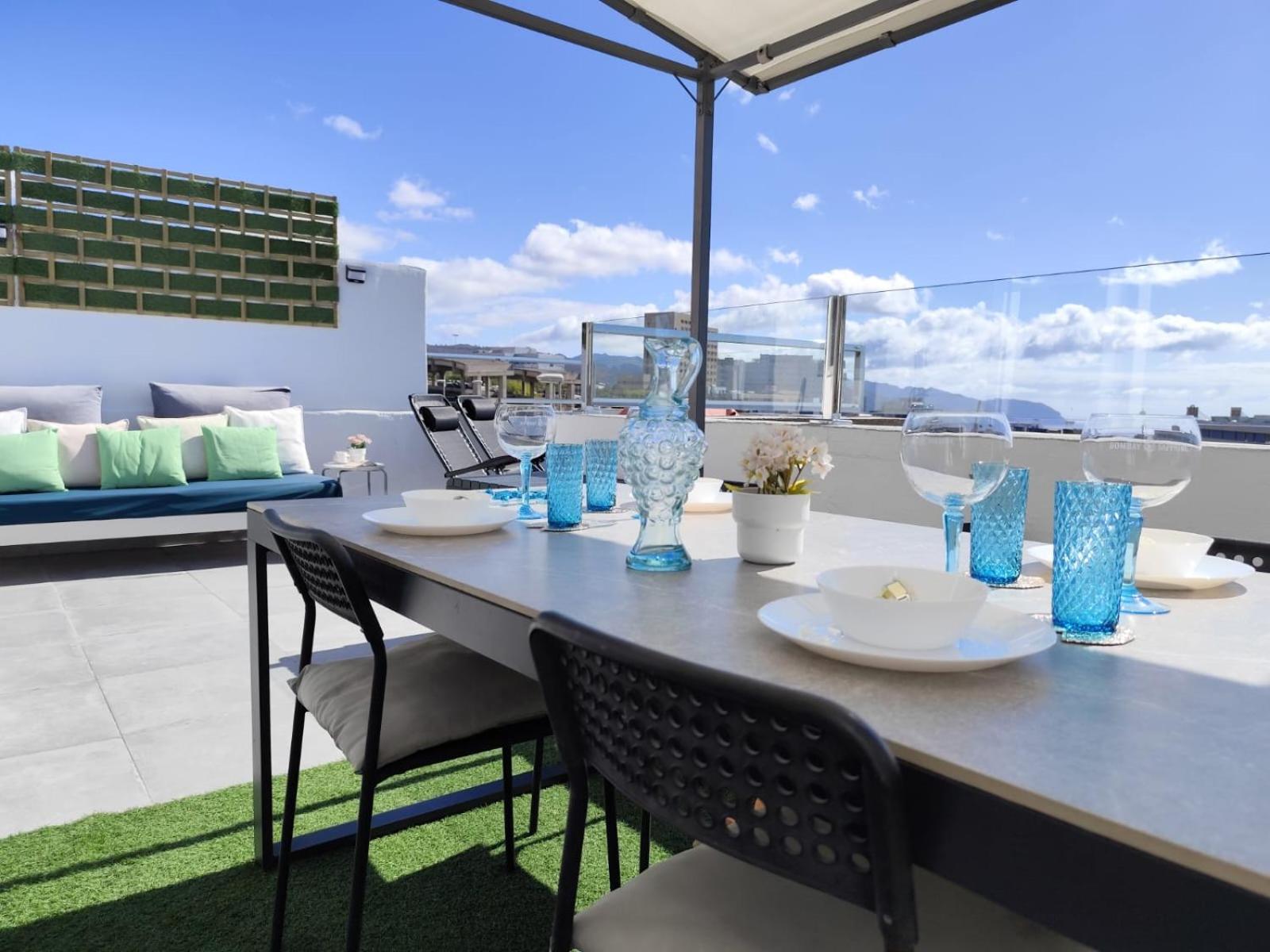 Atico Micaela. Terraza Y Vistas Santa Cruz de Tenerife