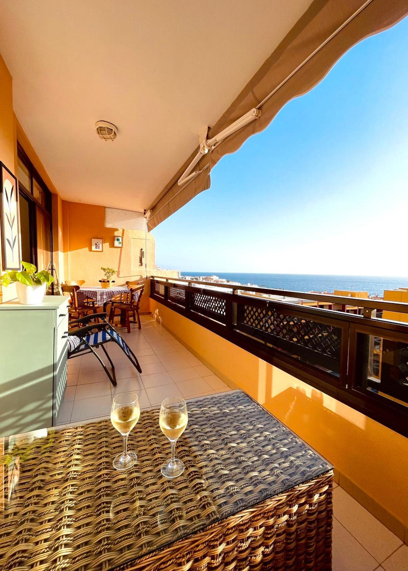 Casa Hugo - Ocean View, Quiet Pool, Fibre Net, Gigantes Appartement *