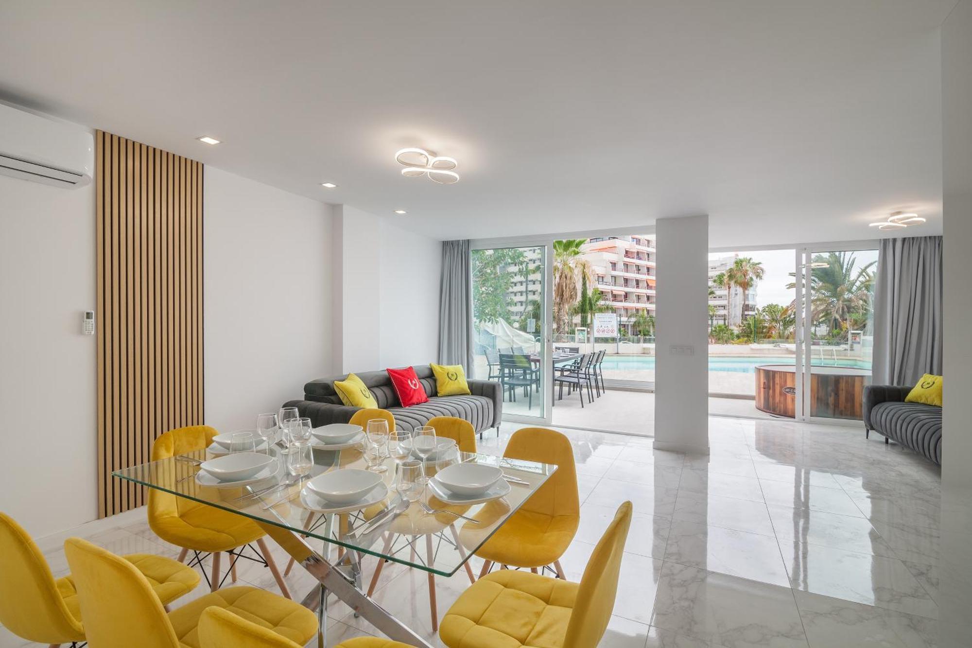 Ponderosa Next To The Pool With Big Terraces Close To The And Siam Park Apartment Playa Fanabe