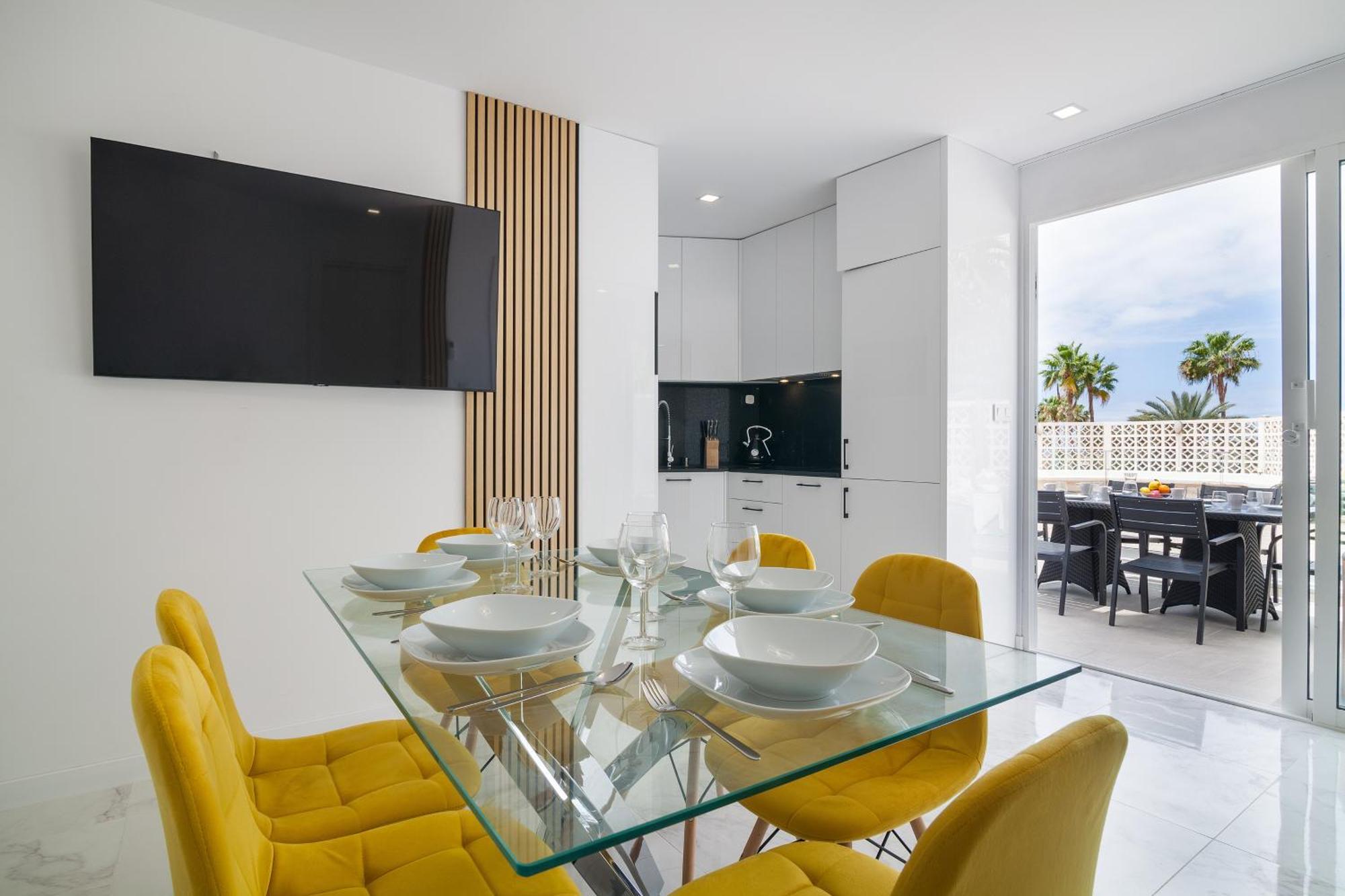 Ponderosa Next To The Pool With Big Terraces Close To The And Siam Park Apartment Playa Fanabe