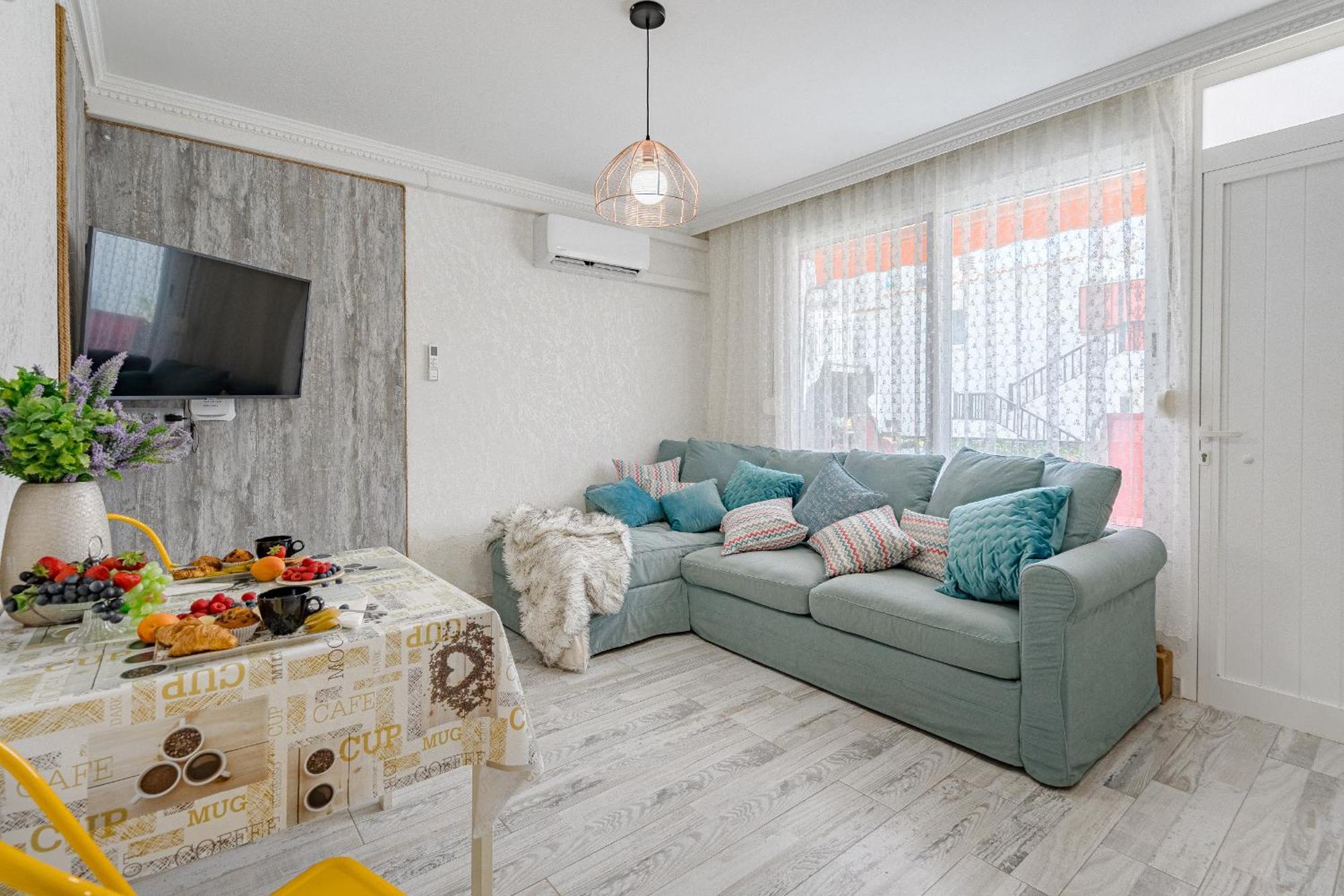 1 минута до пляжа, кондиционер, барбекю, Wi-fi Apartamento *