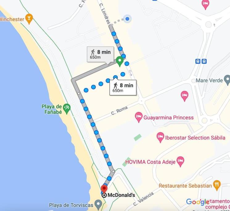 Beach, Shopping A Few Meters Away * Costa Adeje (Tenerife)