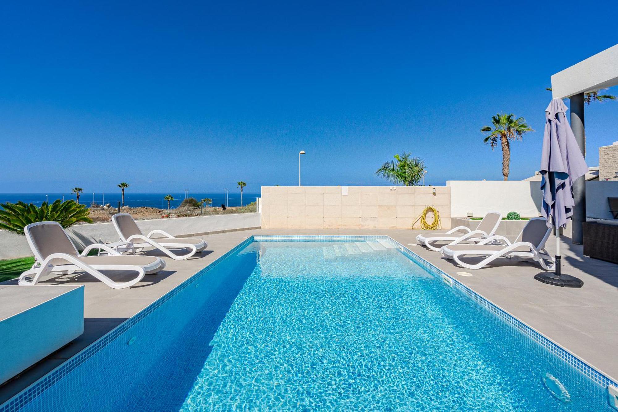 Caterina, Luxury With Heated Pool Ocean View In Adeje, Tenerife Costa Adeje (Tenerife)