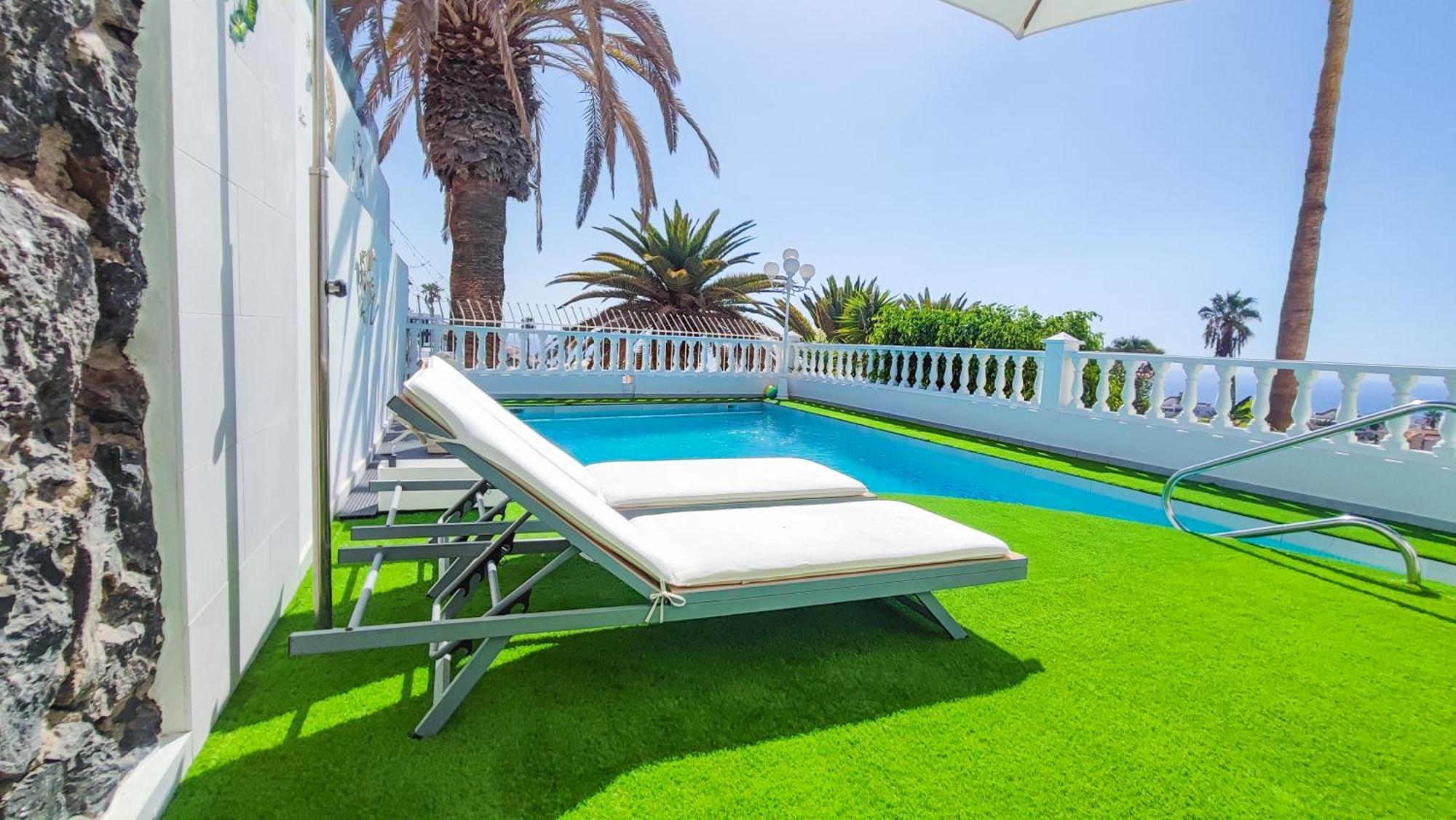 Sunset - Private Pool And Jacuzzi With Oceanview Costa Adeje (Tenerife)