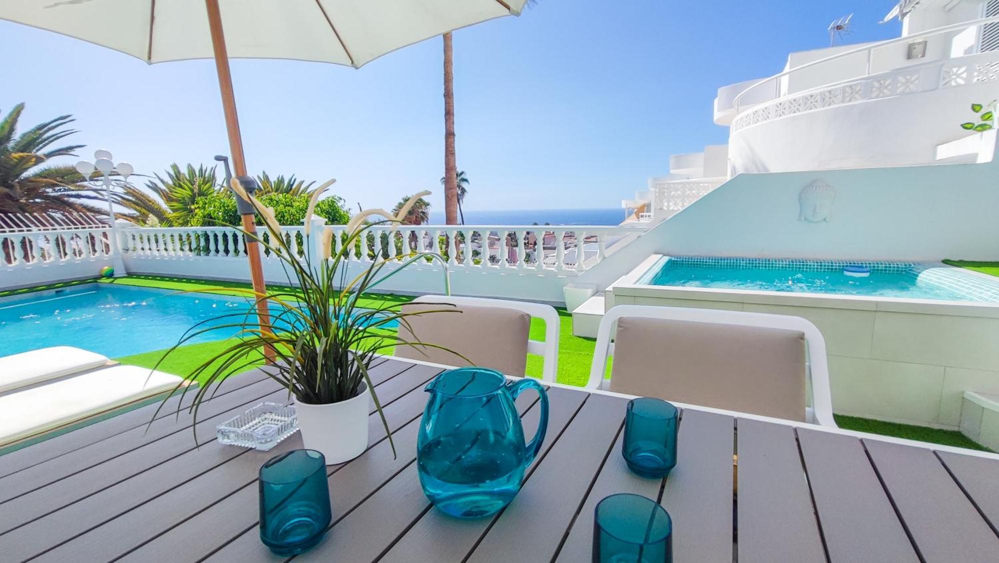 Villa Sunset - Private Pool And Jacuzzi With Oceanview *