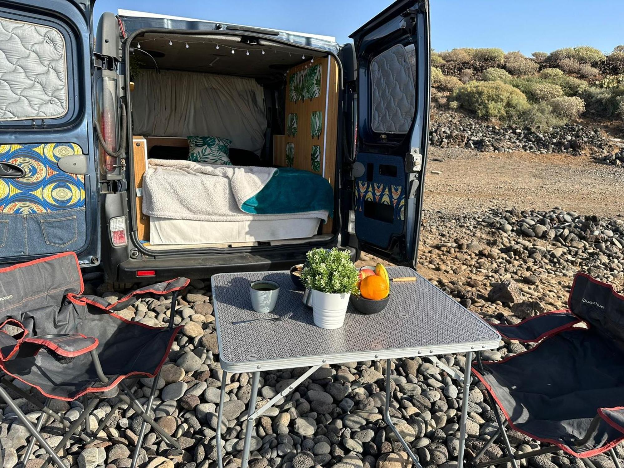 Camping Camper Van The Blue Whale
