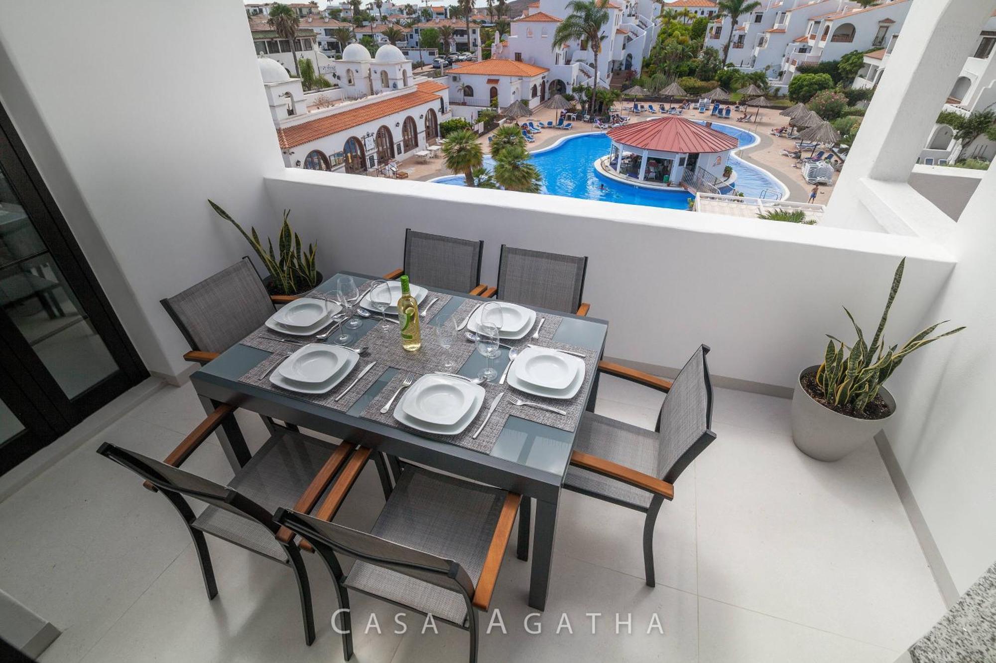 Casa Agatha - 3 Terraces, Ac, Tv Channels, 2 Bedrooms & Bathrooms, Heated Pool * San Miguel de Abona