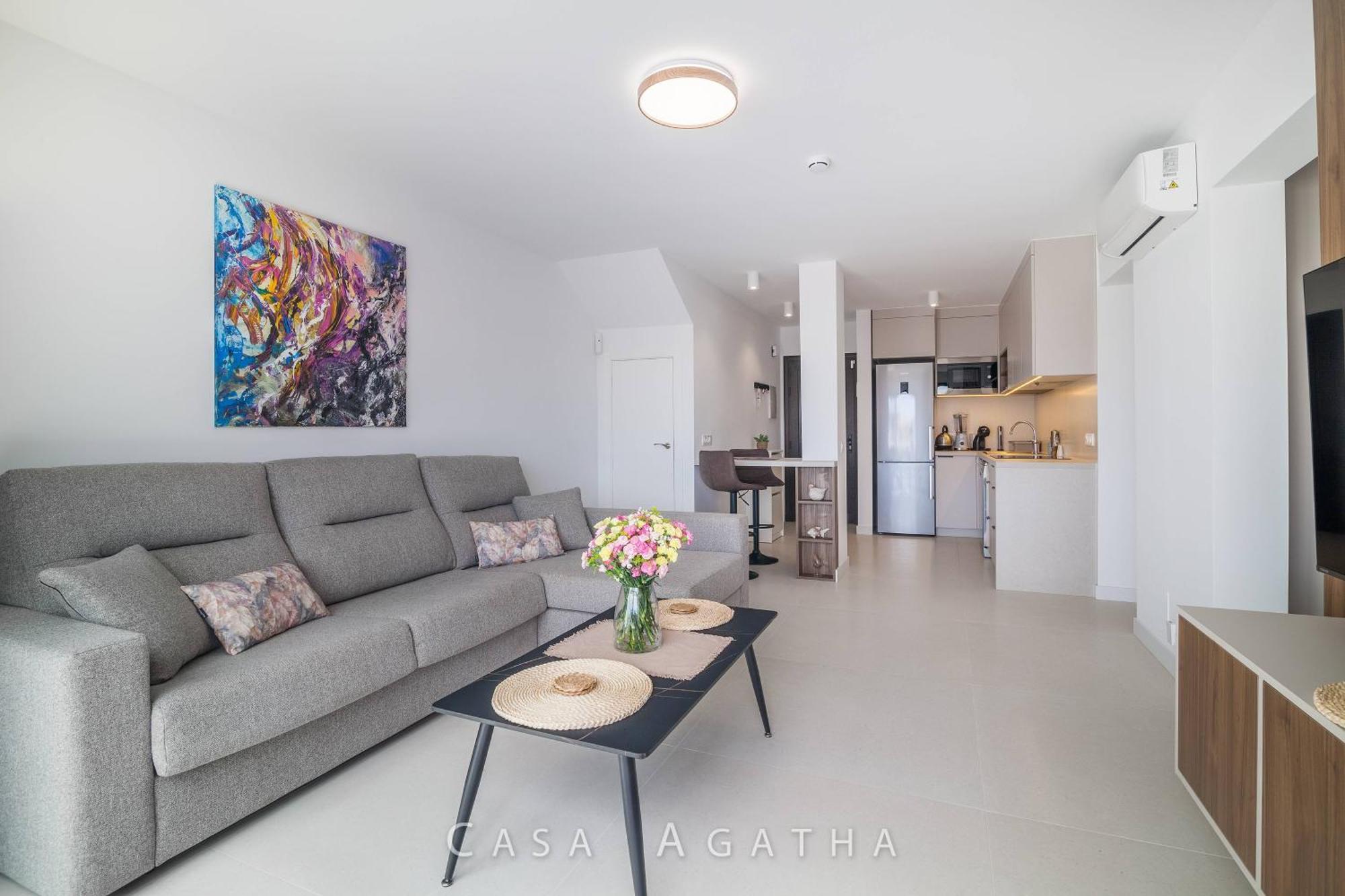Casa Agatha - 3 Terraces, Ac, Tv Channels, 2 Bedrooms & Bathrooms, Heated Pool Apartamento