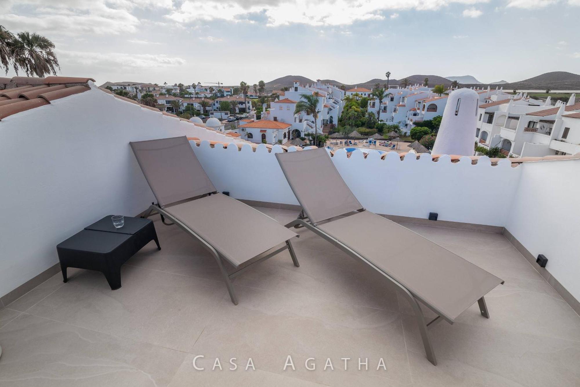 Casa Agatha - 3 Terraces, Ac, Tv Channels, 2 Bedrooms & Bathrooms, Heated Pool San Miguel de Abona