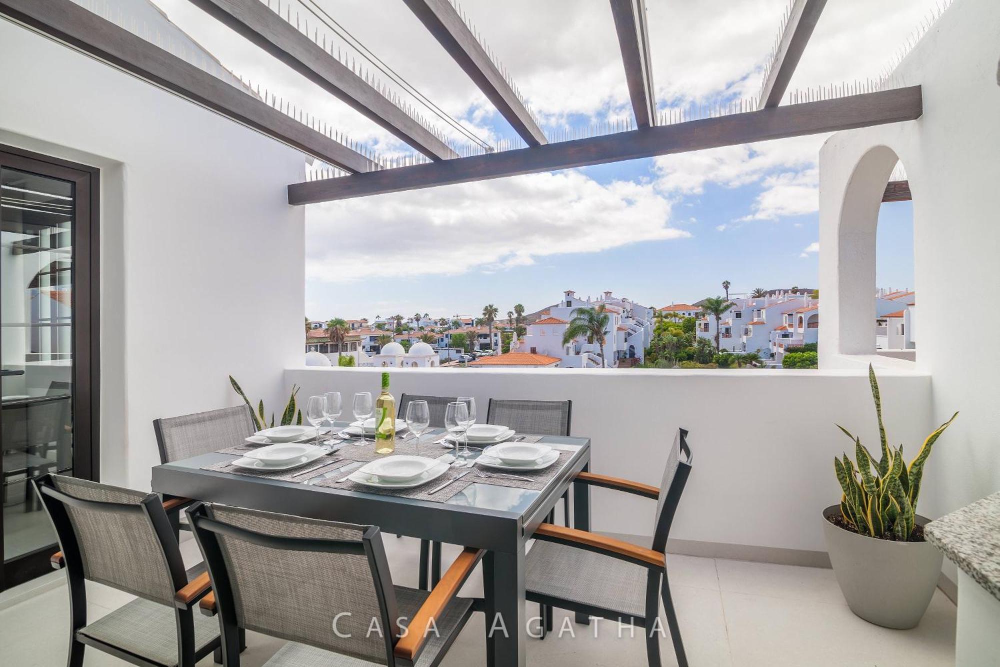 Apartamento Casa Agatha - 3 Terraces, Ac, Tv Channels, 2 Bedrooms & Bathrooms, Heated Pool San Miguel de Abona