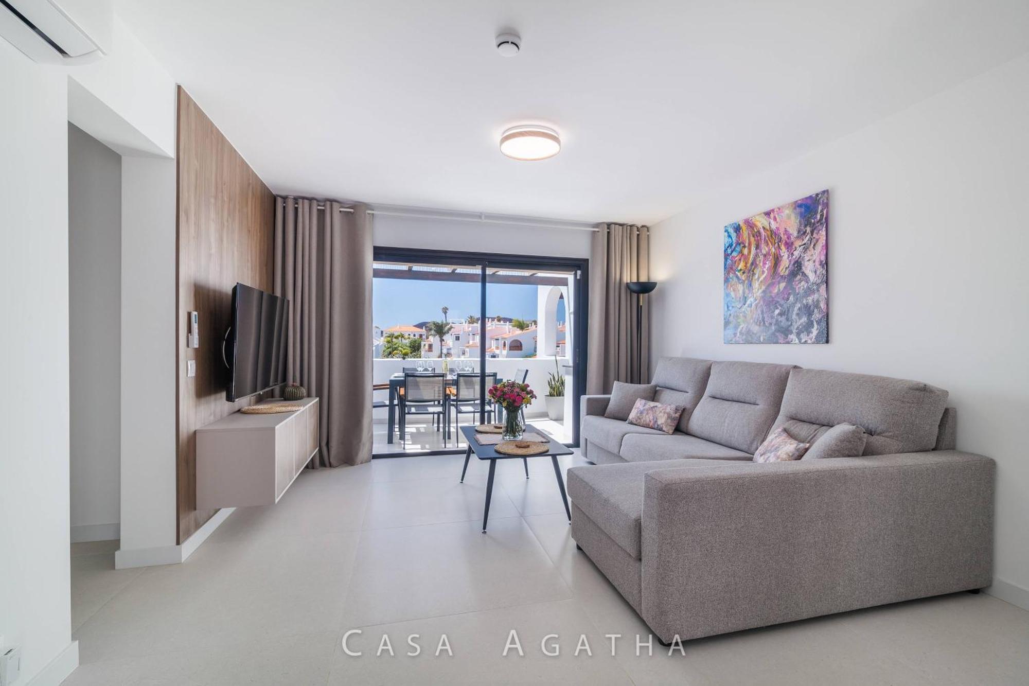 Apartamento Casa Agatha - 3 Terraces, Ac, Tv Channels, 2 Bedrooms & Bathrooms, Heated Pool