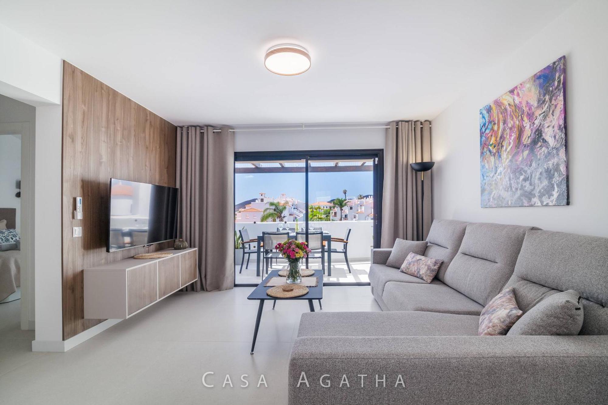 Casa Agatha - 3 Terraces, Ac, Tv Channels, 2 Bedrooms & Bathrooms, Heated Pool Apartamento *