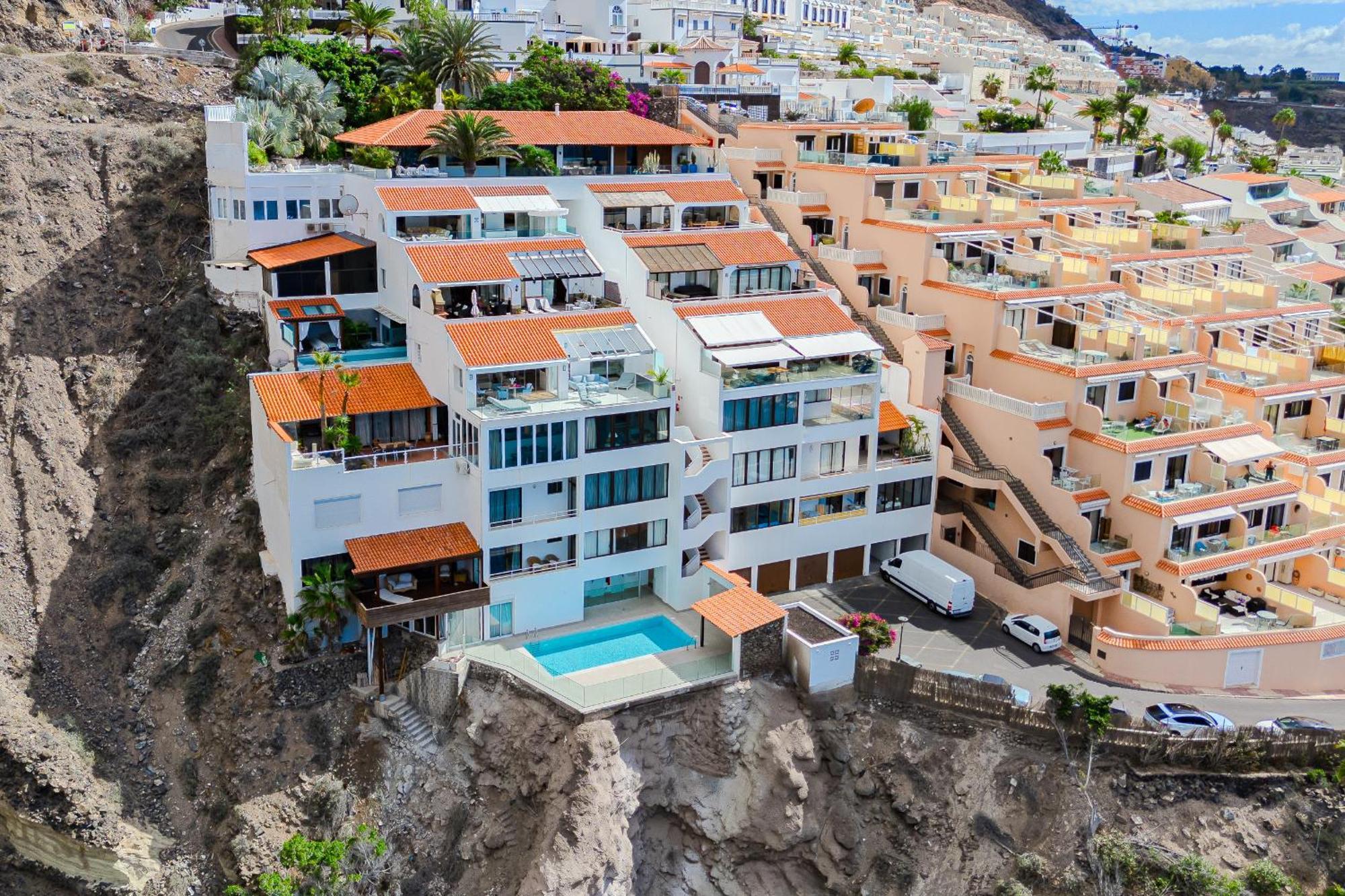 Blue Haven - Ocean View Penthouse With Jacuzzi And Pool * Acantilado de los Gigantes
