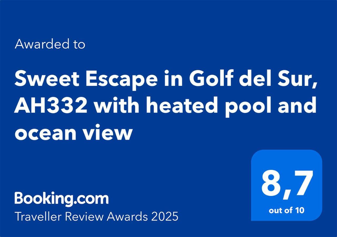 Sweet Escape In Golf Del Sur, Ah332 With Heated Pool And Ocean View