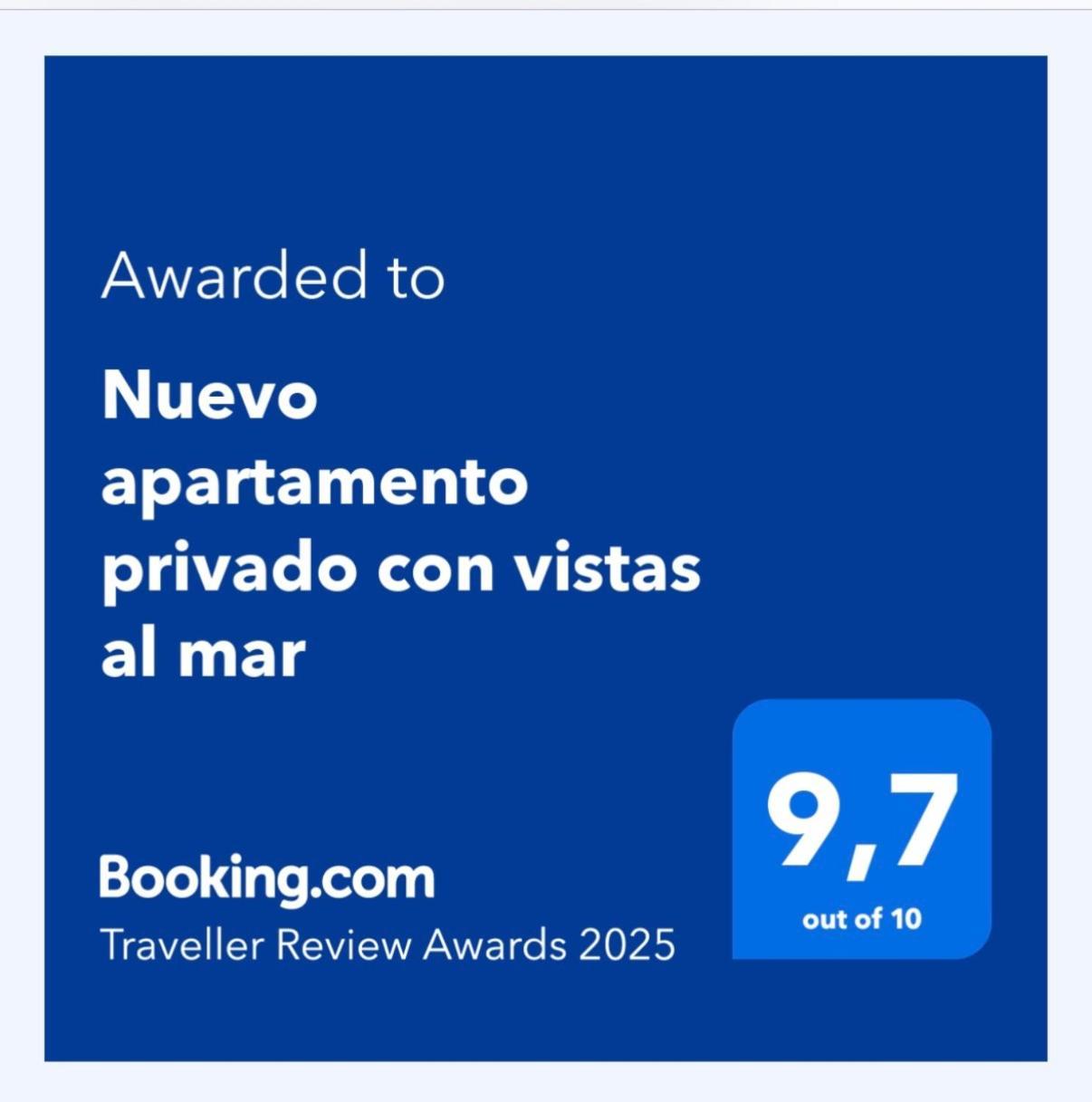 Nuevo Privado Con Vistas Al Mar Apartment