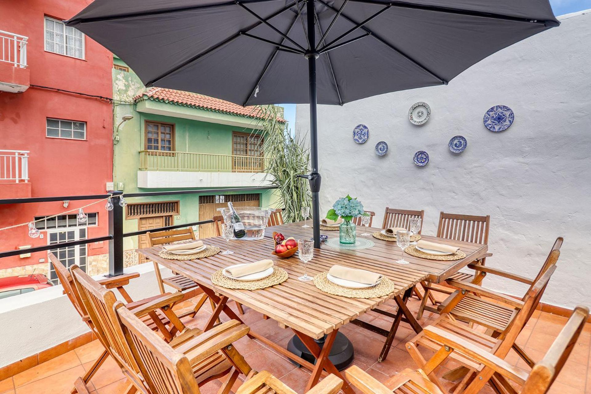 Spacious House With Bbq And Ocean Teide View, 10 Minutes From Appartement