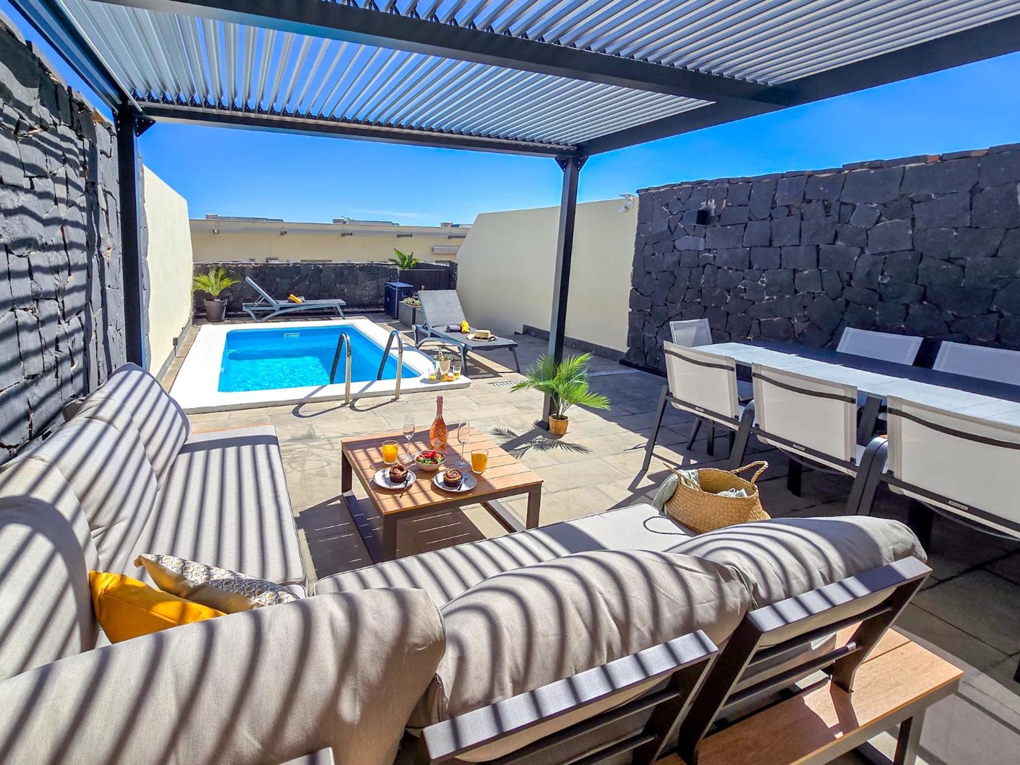 Pearl Of Amarilla Golf - Luxury 3 Bedroom With Heated Pool & Ocean View Villa San Miguel de Abona