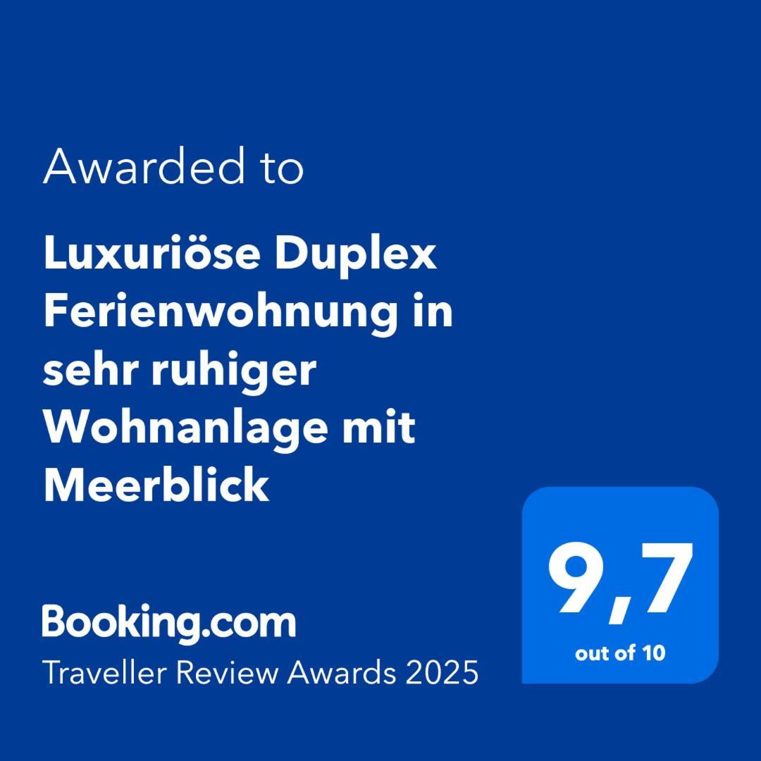Luxurioese Duplex In Sehr Ruhiger Wohnanlage Mit Meerblick Apartamento