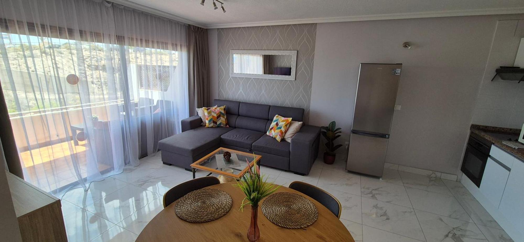 Apartment Modern In Golf Del Sur, Ac237, Tempered Pool And Ocean View *