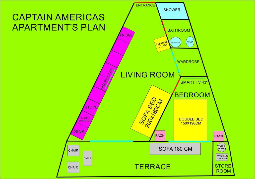 Appartement Captain Americas *