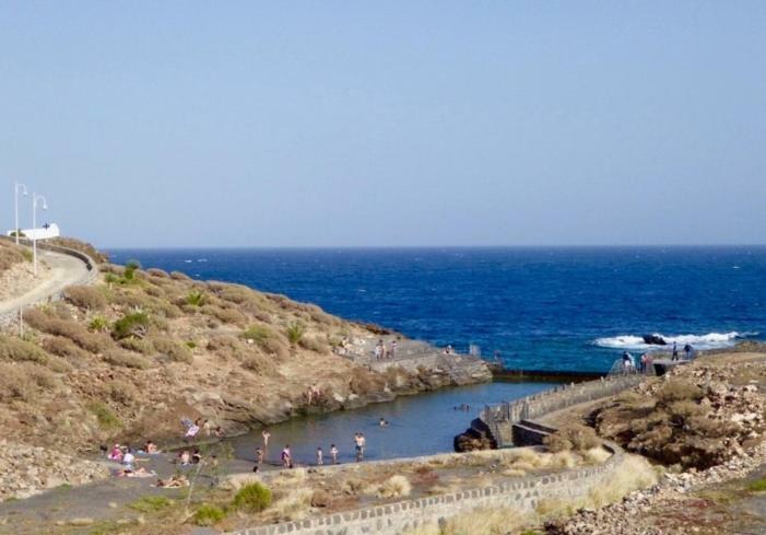 Moderna Casa Independiente Con Piscina, Vista Mar Y Teide En Сasa de vacaciones La Listada
