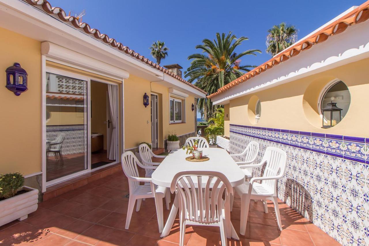 In Protected Space In Front Of The Sea Villa Los Realejos