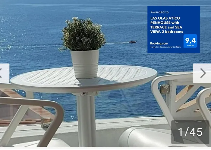 Las Olas Atico Penhouse With Terrace And Sea View, 2 Bedrooms