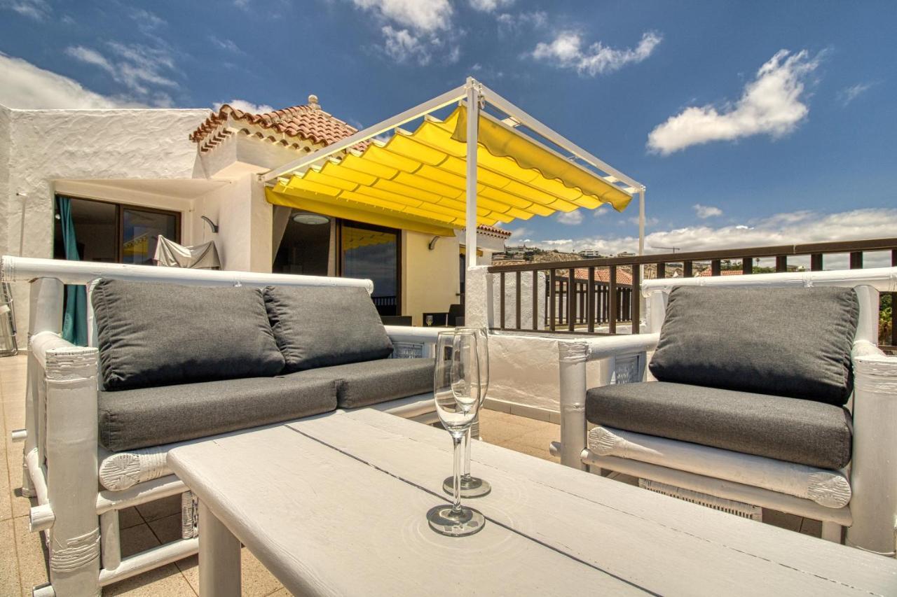 Apartment Penthouse Sea View Jacuzzy Terrace & Pool Playa Fanabe