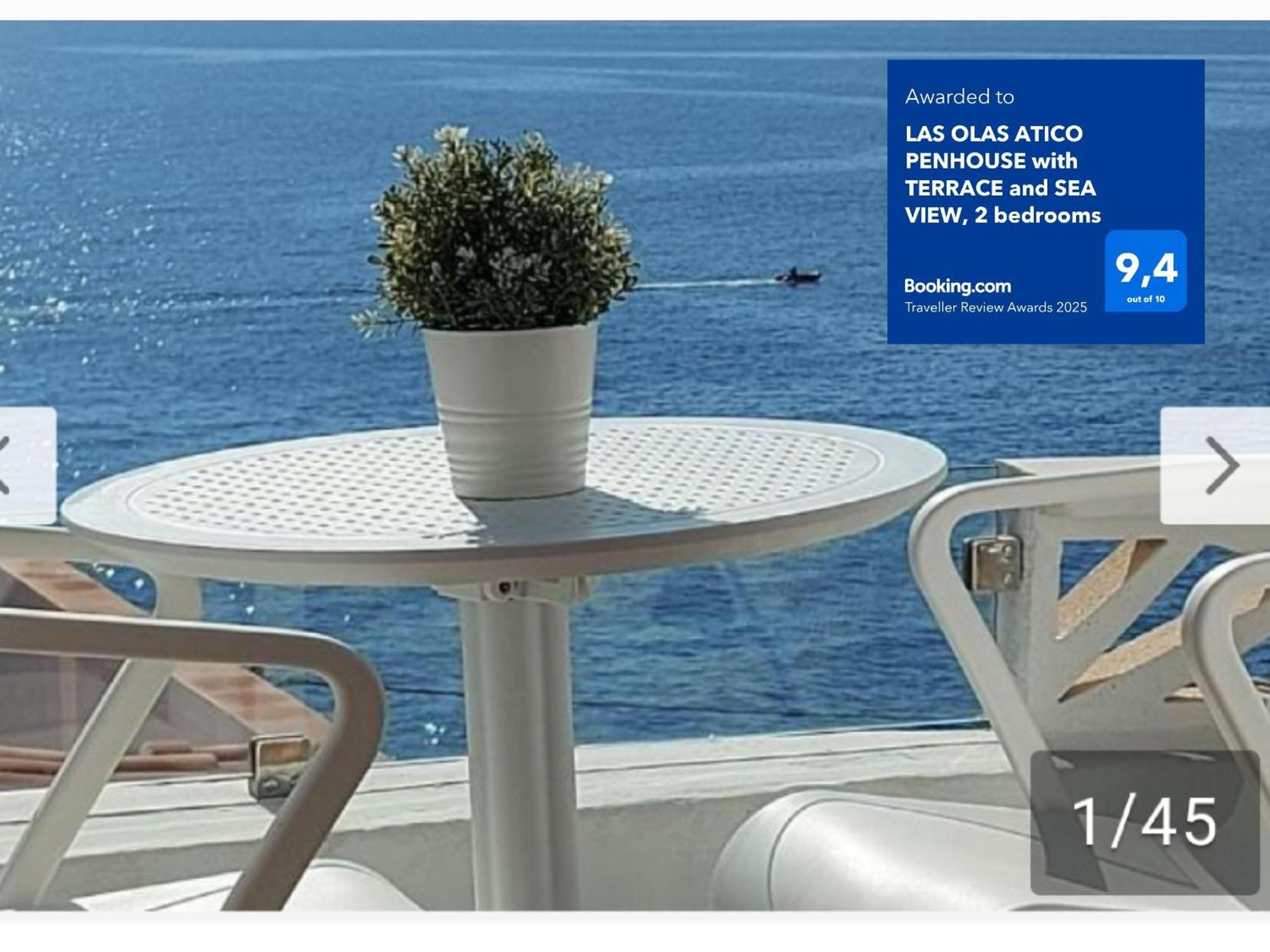 Apartment Olas Atico Penhouse With Terrace And Sea View, 2 Bedrooms La Caleta (Tenerife)